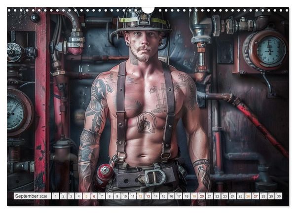 Produktbild: Feuerwehrm&auml;nner (Wandkalender 2026 DIN A3 quer), CALVENDO Monatskalender