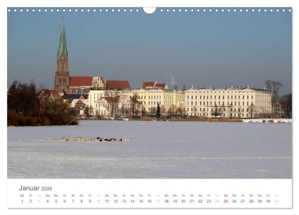 Produktbild: Schwerin - Impressionen (Wandkalender 2026 DIN A3 quer), CALVENDO Monatskalender