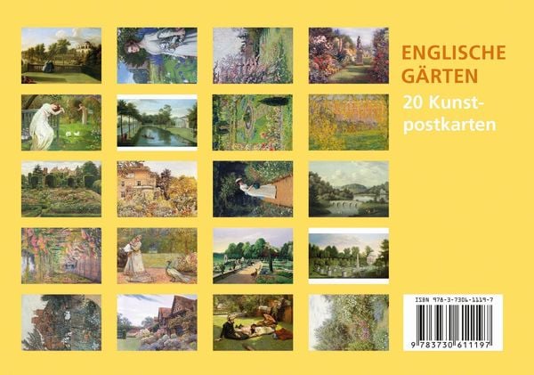 Produktbild: Postkarten-Set Englische G&auml;rten