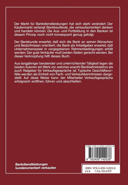 Produktbild: Bankdienstleistungen kundenorientiert verkaufen