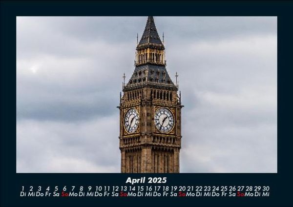 Produktbild: London 2025 Fotokalender DIN A5