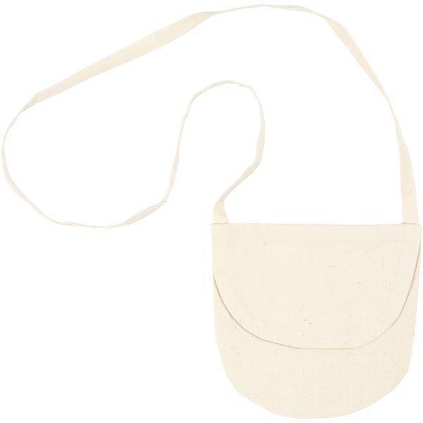 Produktbild: Creativ Company Schultertasche, Gr&ouml;&szlig;e 15x14 cm, 110 g, Hellnatur, 1 Stk