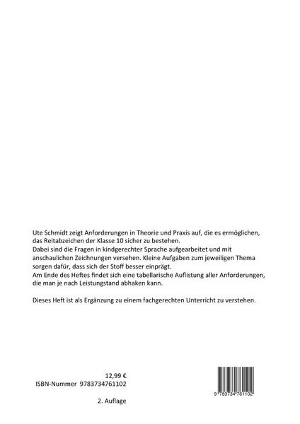 Produktbild: Reitabzeichen 10