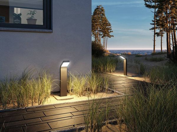 Produktbild: Paulmann 94746 Kulma Poller anthrazit Wegeleuchte LED 7.5W Anthrazit