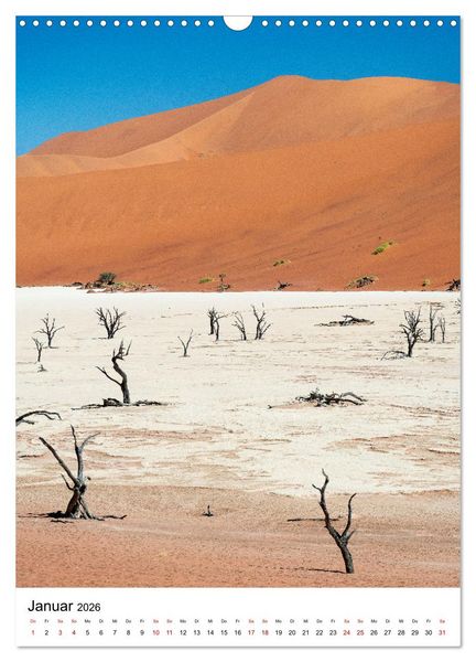 Produktbild: Naturparadies Namibia (Wandkalender 2026 DIN A3 hoch), CALVENDO Monatskalender