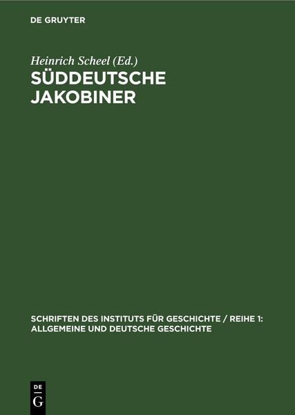 Produktbild: S&uuml;ddeutsche Jakobiner