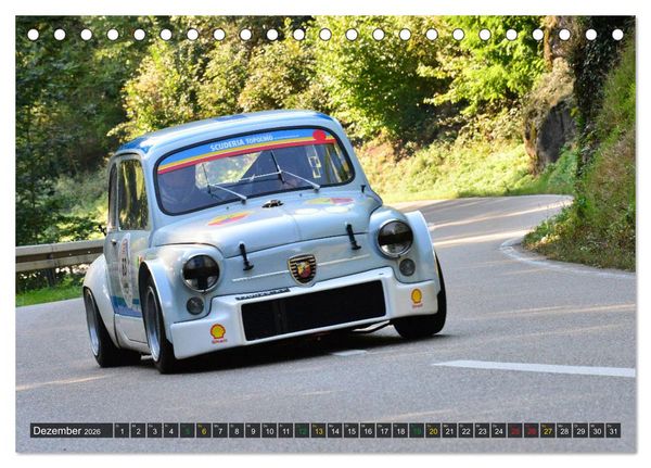 Produktbild: OLDTIMER BERGRENNEN - Kleine Flitzer (Tischkalender 2026 DIN A5 quer), CALVENDO Monatskalender
