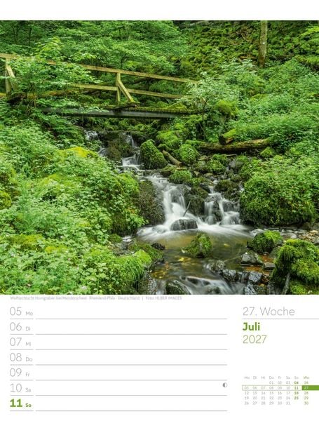 Produktbild: Unser Wald Wochenplaner Kalender 2027