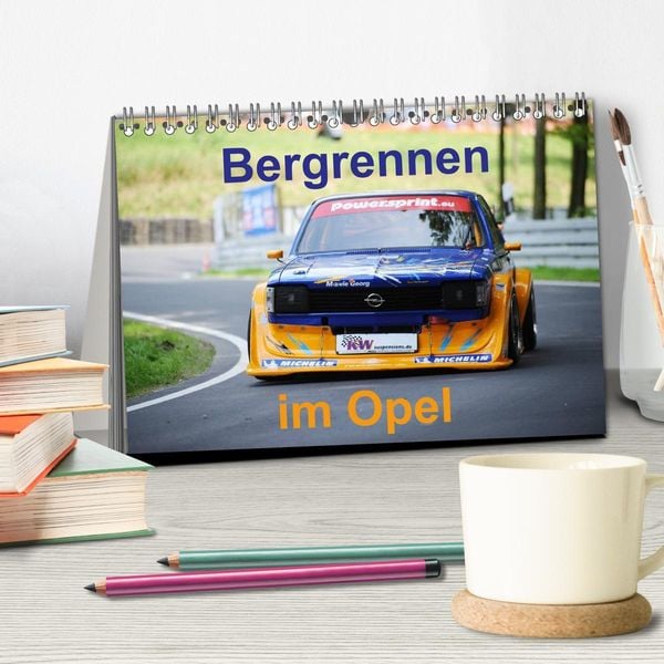 Produktbild: Bergrennen im Opel (Tischkalender 2026 DIN A5 quer), CALVENDO Monatskalender