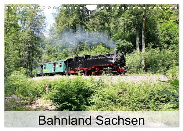 Produktbild: Bahnland Sachsen (Wandkalender 2026 DIN A4 quer), CALVENDO Monatskalender
