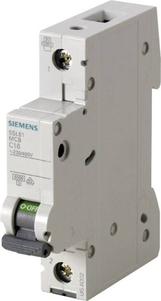Siemens 5SL6116-7 Leitungsschutzschalter 1polig 16A 230 V, 400V