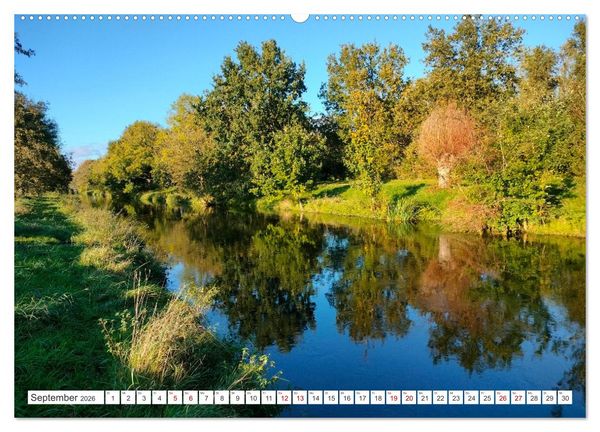 Produktbild: Die Niers im Jahreslauf (hochwertiger Premium Wandkalender 2026 DIN A2 quer), Kunstdruck in Hochglanz