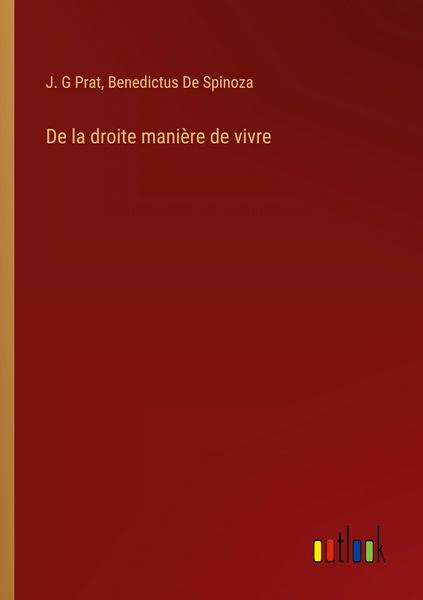 Produktbild: De la droite mani&egrave;re de vivre