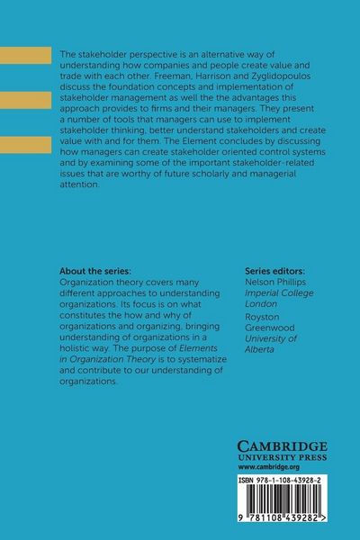 Produktbild: Stakeholder Theory