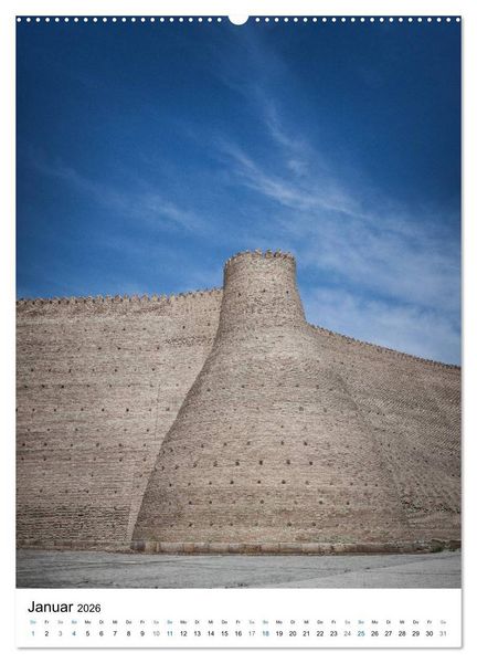Produktbild: Usbekistan - Faszinierende Architektur entlang der Seidenstra&szlig;e (hochwertiger Premium Wandkalender 2026 DIN A2 hoch), Kunstdruck in Hochglanz