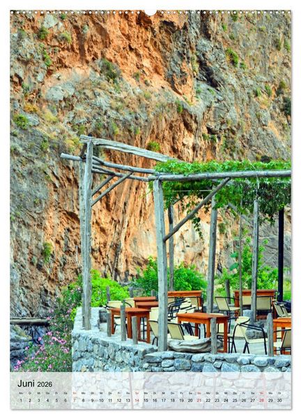 Produktbild: Naturerlebnis Samaria Schlucht auf Kreta (Wandkalender 2026 DIN A2 hoch), CALVENDO Monatskalender