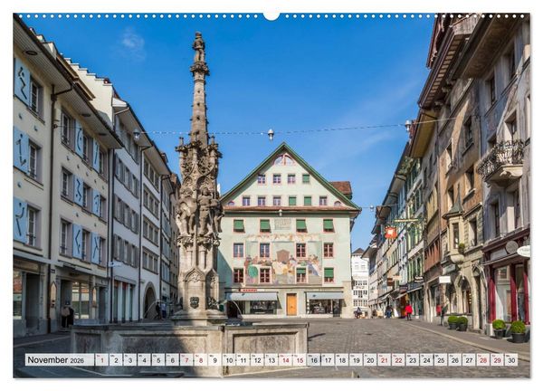 Produktbild: LUZERN Idyllische Impressionen (Wandkalender 2026 DIN A2 quer), CALVENDO Monatskalender