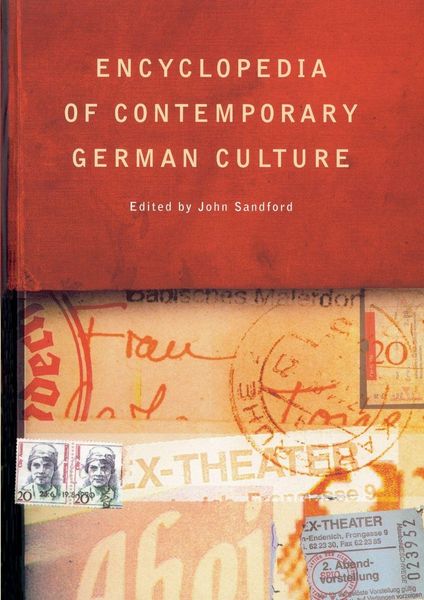 Produktbild: Encyclopedia of Contemporary German Culture