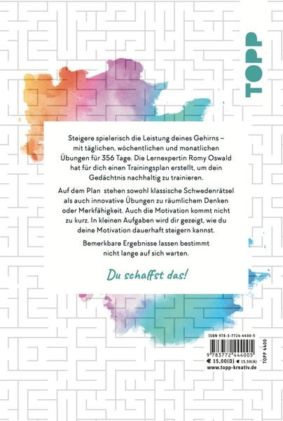 Produktbild: Gehirnjogging - 365 Strategien, R&auml;tsel und &Uuml;bungen f&uuml;r einen scharfen Verstand