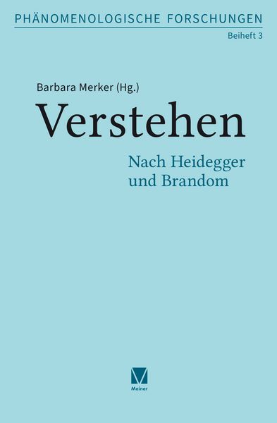Verstehen, Taschenbuch von , Meiner, F, 9783787348213
