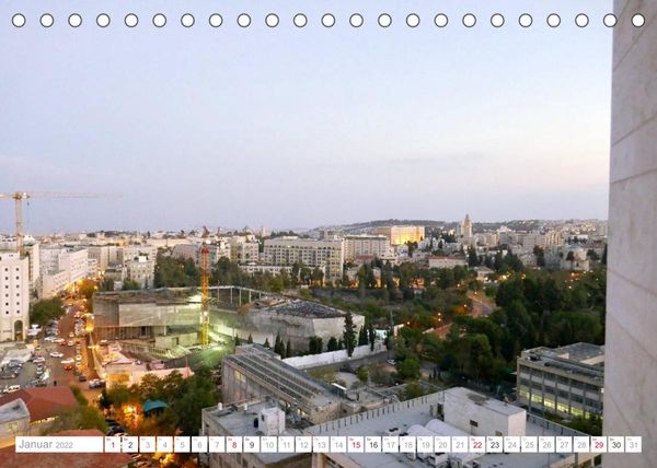 Produktbild: Tiferet Jerusalem - Jerusalems Glanz (Tischkalender 2022 DIN A5 quer)