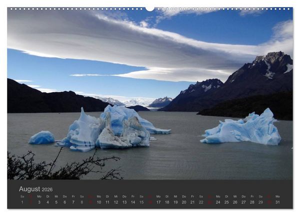 Produktbild: Von Iguaz&uacute; bis Ushuaia - vom Regenwald bis Feuerland (Wandkalender 2026 DIN A2 quer), CALVENDO Monatskalender