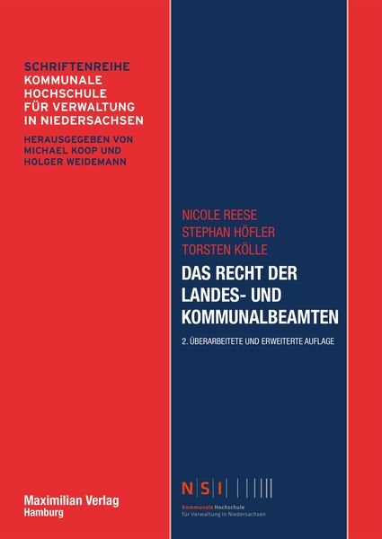 Produktbild: Das Recht der Landes- und Kommunalbeamten
