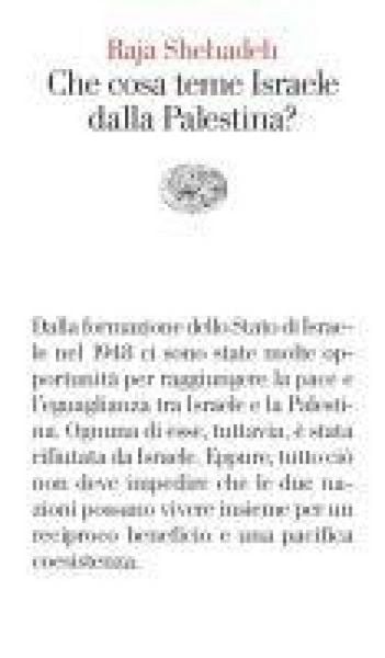 Produktbild: Che cosa teme Israele dalla Palestina?