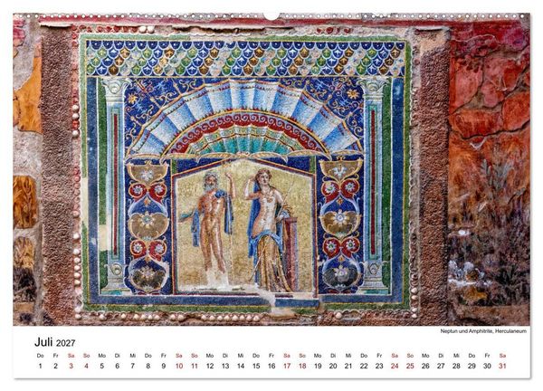 Produktbild: Historisches am Golf von Neapel (hochwertiger Premium Wandkalender 2027 DIN A2 quer), Kunstdruck in Hochglanz