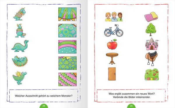 Mein cleveres Vorschulbuch - Logisches Denken und Konzentration