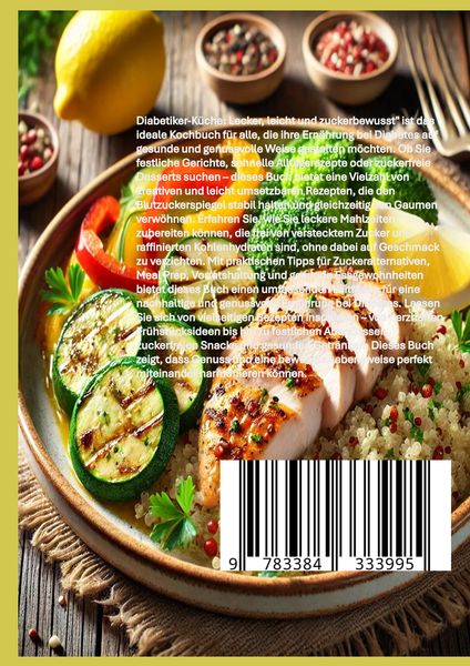 Produktbild: Diabetiker-K&uuml;che Lecker, leicht und zuckerbewusst: Gesunde Low-Carb-Rezepte f&uuml;r stabile Blutzuckerwerte und mehr Genuss im Alltag"