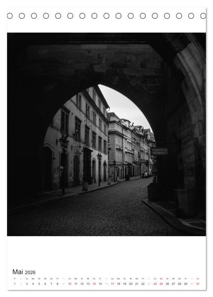 Produktbild: Prag - Praha - Prague (Tischkalender 2026 DIN A5 hoch), CALVENDO Monatskalender