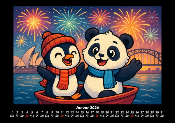 Produktbild: Pico & Pippin in Australien 2026 Fotokalender DIN A3