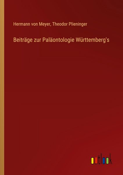 Produktbild: Beitr&auml;ge zur Pal&auml;ontologie W&uuml;rttemberg's