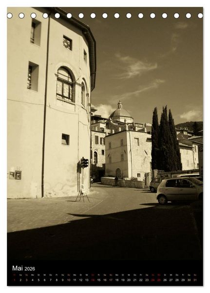 Produktbild: Assisi. Ein Ort der Besinnung. (Tischkalender 2026 DIN A5 hoch), CALVENDO Monatskalender