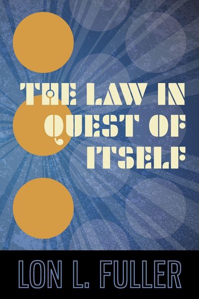 Produktbild: The Law in Quest of Itself