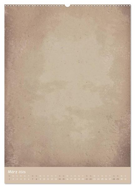 Produktbild: Vintage DIY Bastel-Kalender -Hochformat- (hochwertiger Premium Wandkalender 2026 DIN A2 hoch), Kunstdruck in Hochglanz