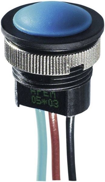 Produktbild: APEM IAR3F1100 IAR3F1100 Drucktaster 24 V/DC 2A 1 x Aus/(Ein) tastend IP67 (Front) 1St.