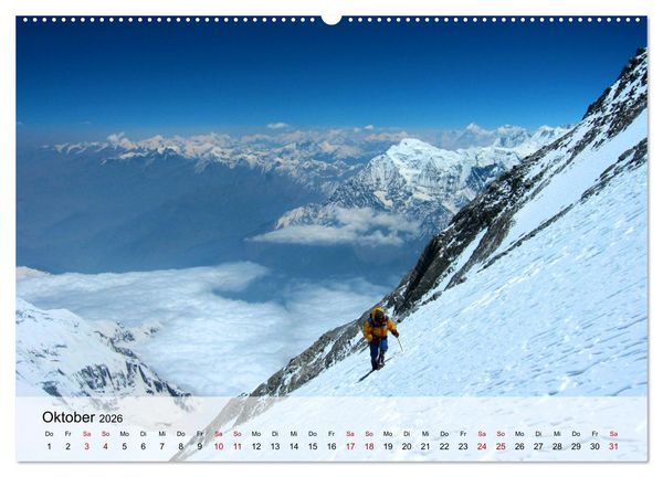 Produktbild: Gipfelabenteuer - wenn der Berg ruft (hochwertiger Premium Wandkalender 2026 DIN A2 quer), Kunstdruck in Hochglanz