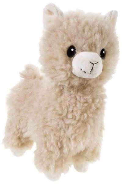 Heunec 324459 - Lama stehend, Plüschtier, grau-braun, 20 cm