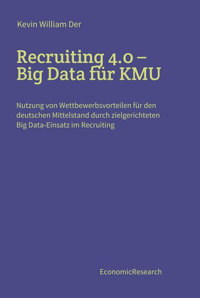 Produktbild: Recruiting 4.0 - Big Data f&uuml;r KMU