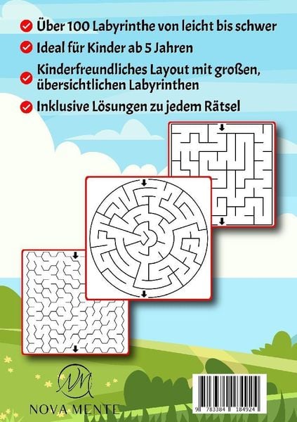 Produktbild: Labyrinthe f&uuml;r Kinder ab 5 Jahren - Band 36