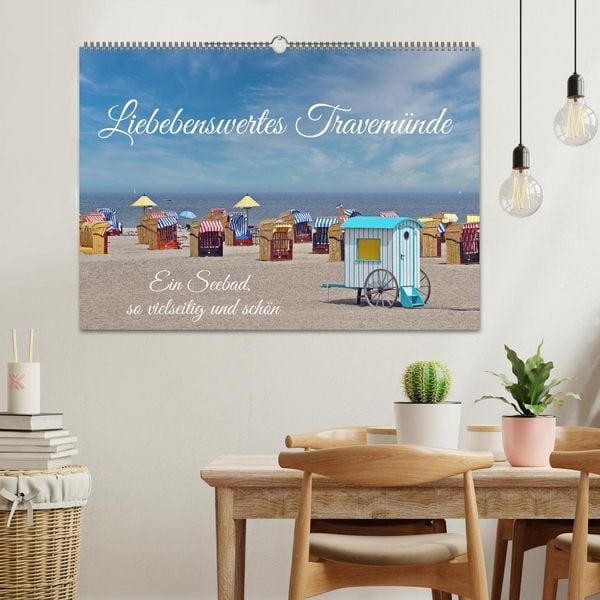 Produktbild: Liebenswertes Travem&uuml;de (Wandkalender 2026 DIN A2 quer), CALVENDO Monatskalender