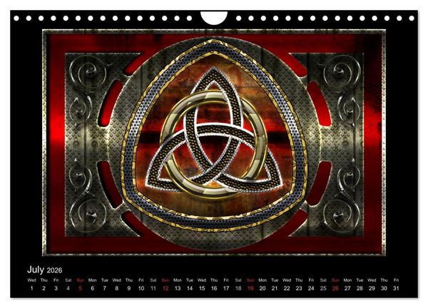 Produktbild: Celtic Symbols (Wall Calendar 2026 DIN A4 landscape), CALVENDO 12 Month Wall Calendar