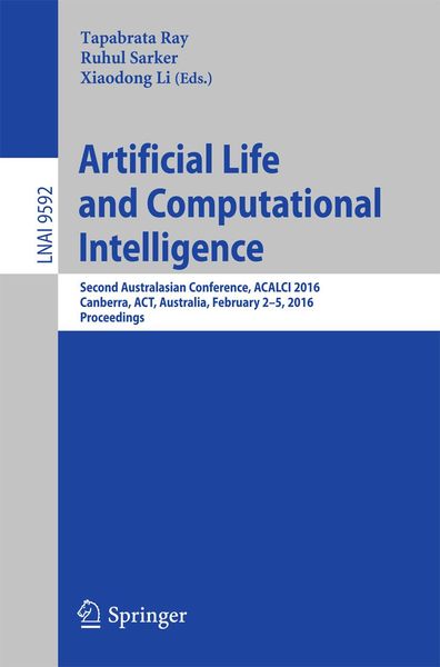 Produktbild: Artificial Life and Computational Intelligence