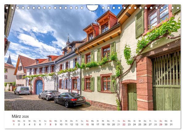 Produktbild: Schriesheim an der Bergstra&szlig;e - Impressionen aus Stadt und Natur (Wandkalender 2026 DIN A4 quer), CALVENDO Monatskalender