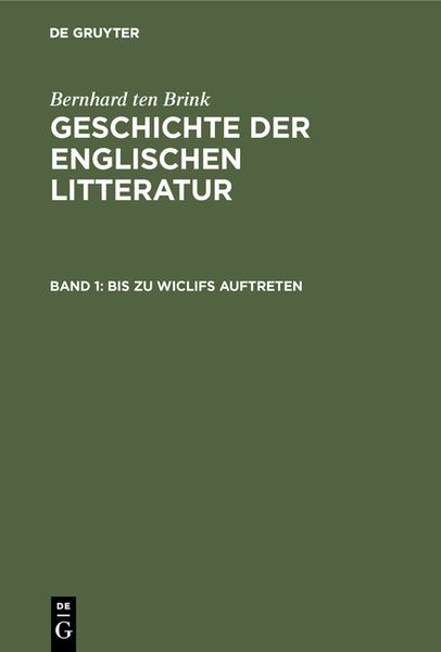 Produktbild: Bis zu Wiclifs Auftreten
