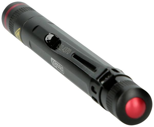 Produktbild: KS Tools 150.4370 LED Taschenlampe mit G&uuml;rtelclip batteriebetrieben 85lm 10h 92g