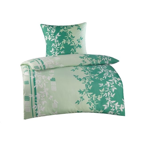 Produktbild: HTI-Living Bettwäsche 2-teilig 135 x 200 Microfaser Grün