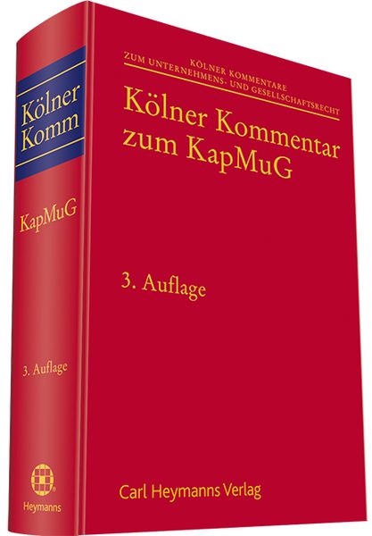 Produktbild: K&ouml;lner Kommentar zum KapMuG